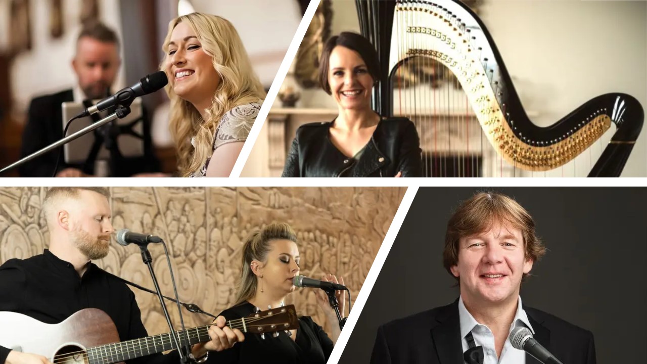 Solo singer, duo, trio and string quartet options for Irish wedding ceremonies